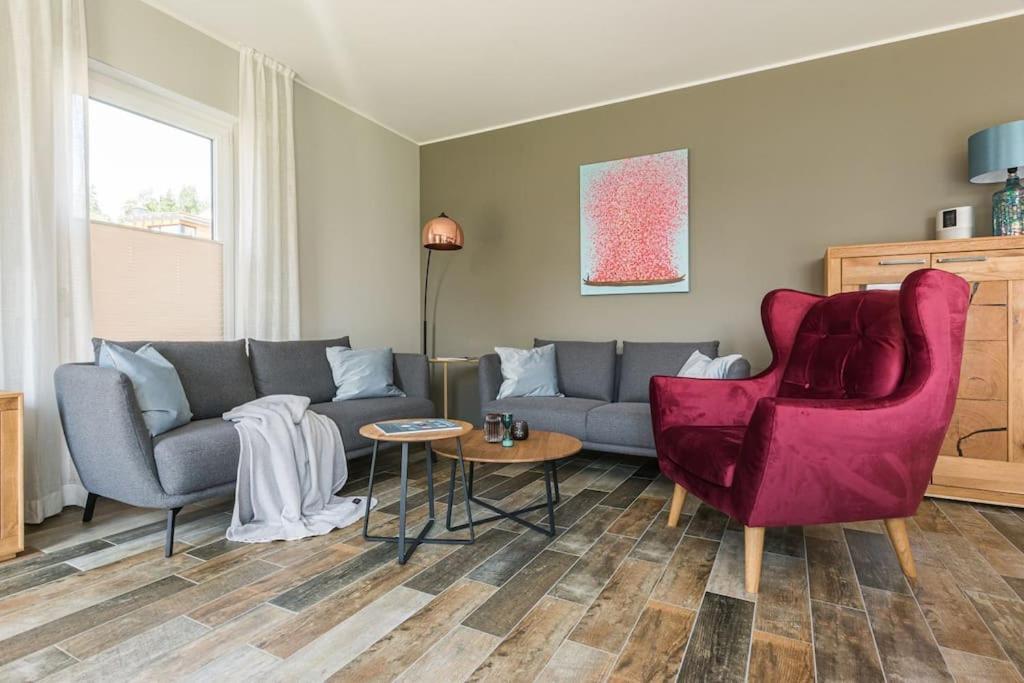 קרקוב אם זיי 5 Sterne-Ferienhaus Eisvogel Am See Mit Sauna Und Kamin מראה חיצוני תמונה