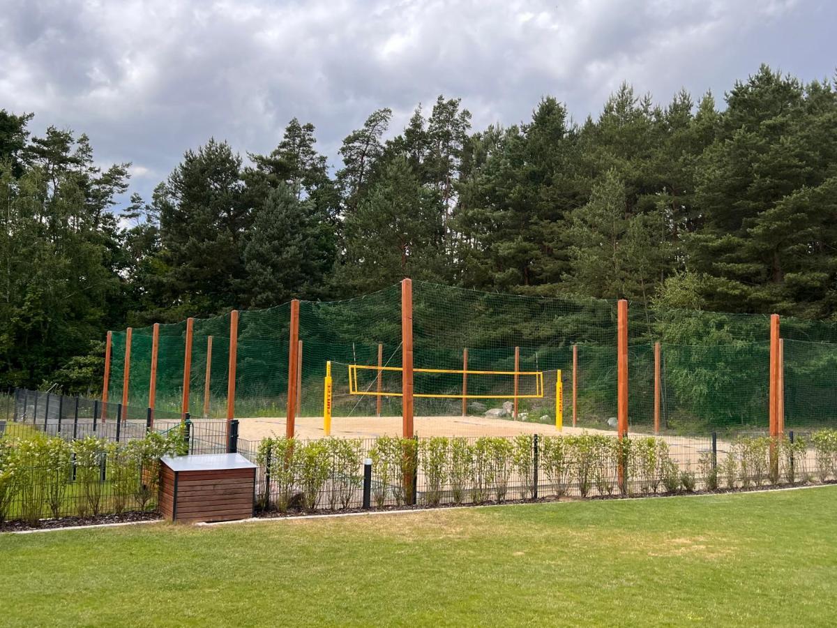 קרקוב אם זיי 5 Sterne-Ferienhaus Eisvogel Am See Mit Sauna Und Kamin מראה חיצוני תמונה